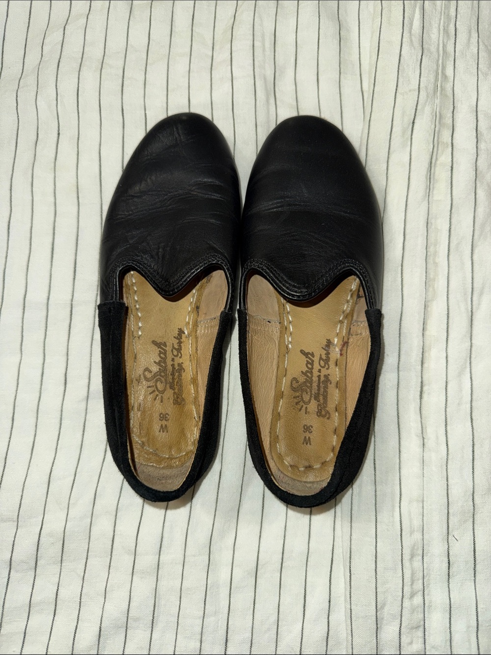 Women’s Sabah Black Slip-On Flats